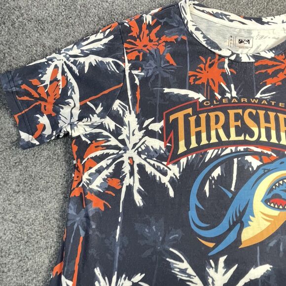 Clearwater Threshers Shirt Mens XL Hawaiian Baseball Minor League Baseball - Picture 5 of 13